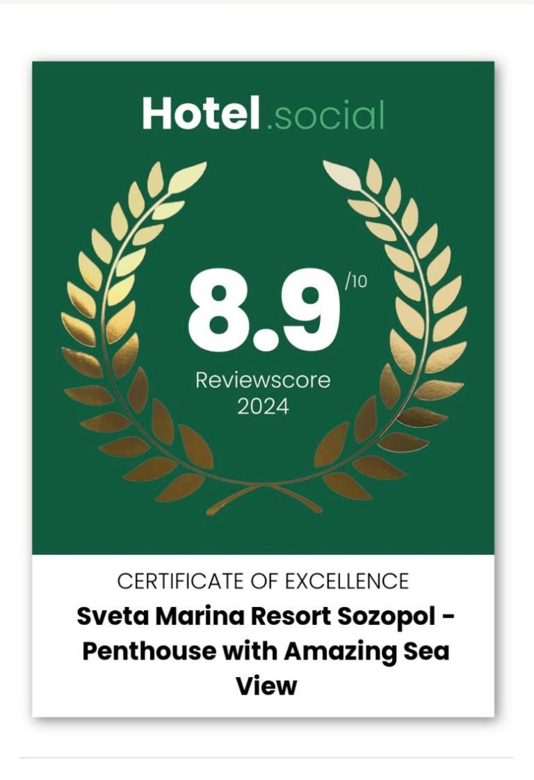 Santa Marina Resort Sozopol - Penthouse With Amazing Sea View Exterior foto